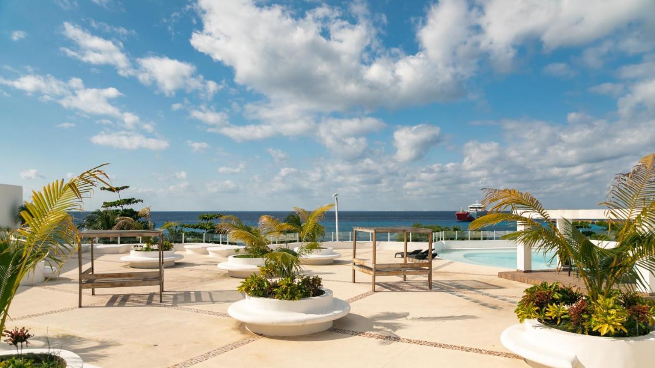 Estudio En Cozumel Con Vista Al Mar, Condominio Con Alberca A1 Exteriör bild